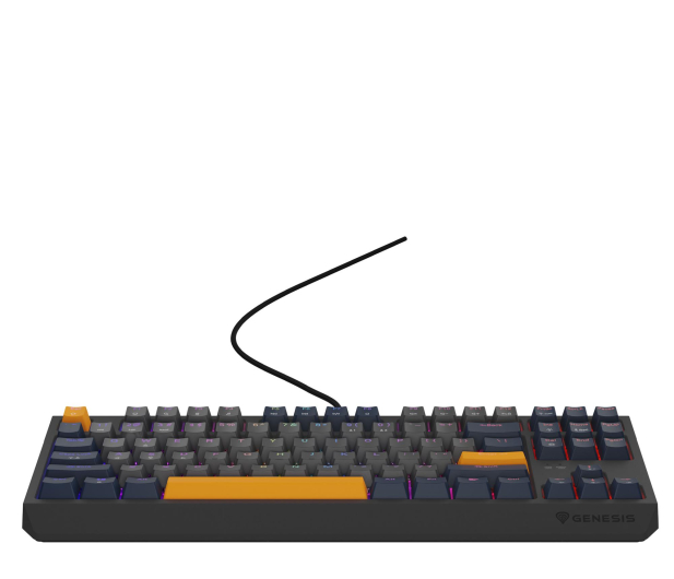 Genesis THOR 230 TKL NAVAL BLUE NEGATIVE US RGB MECHANICZNA OUTEMU NKG-2164 - 1351040 - zdjęcie 9